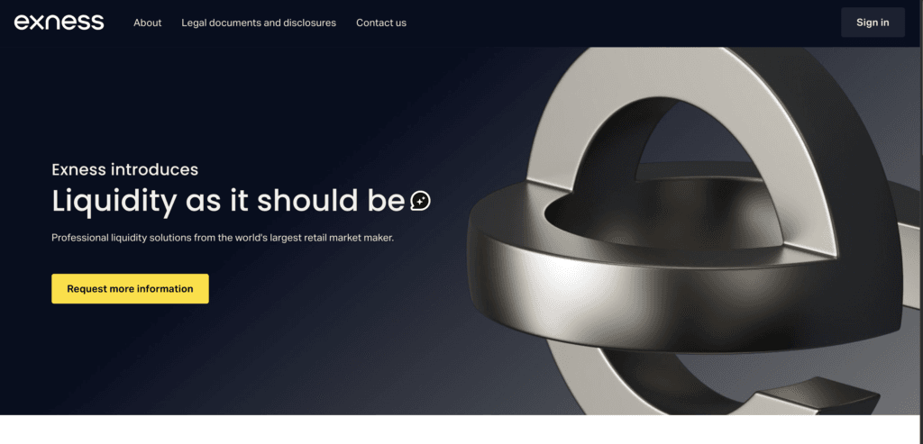 Exness Webpage
