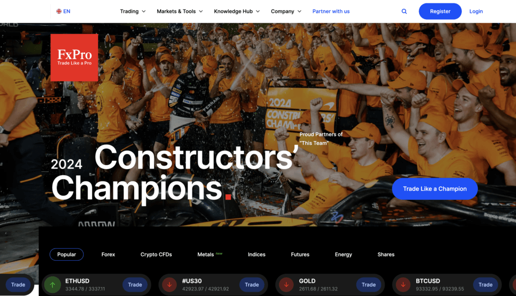 FxPro Webpage
