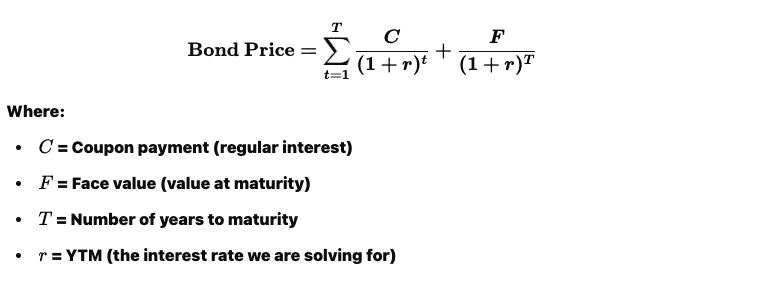  Calculate YTM